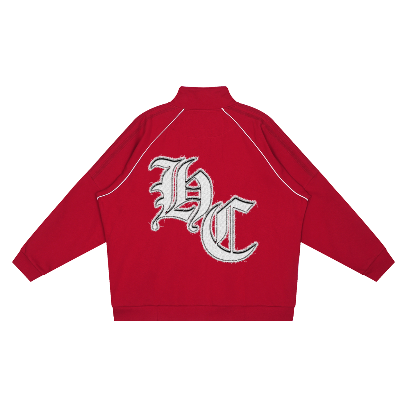 Highcapacite Striped Raglan Sleeve Jacket