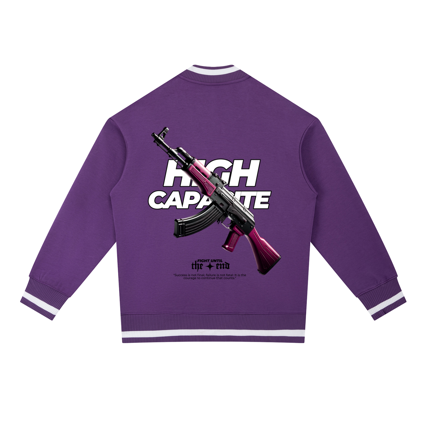 High Capacite Piping Zip Bomber Jacket