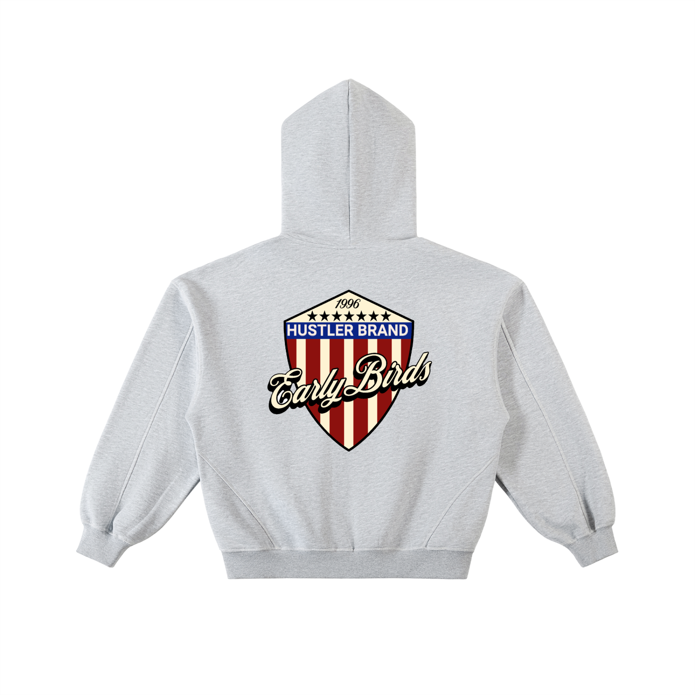 Earlybirds Stitched Boxy Fleece Zip Hoodie