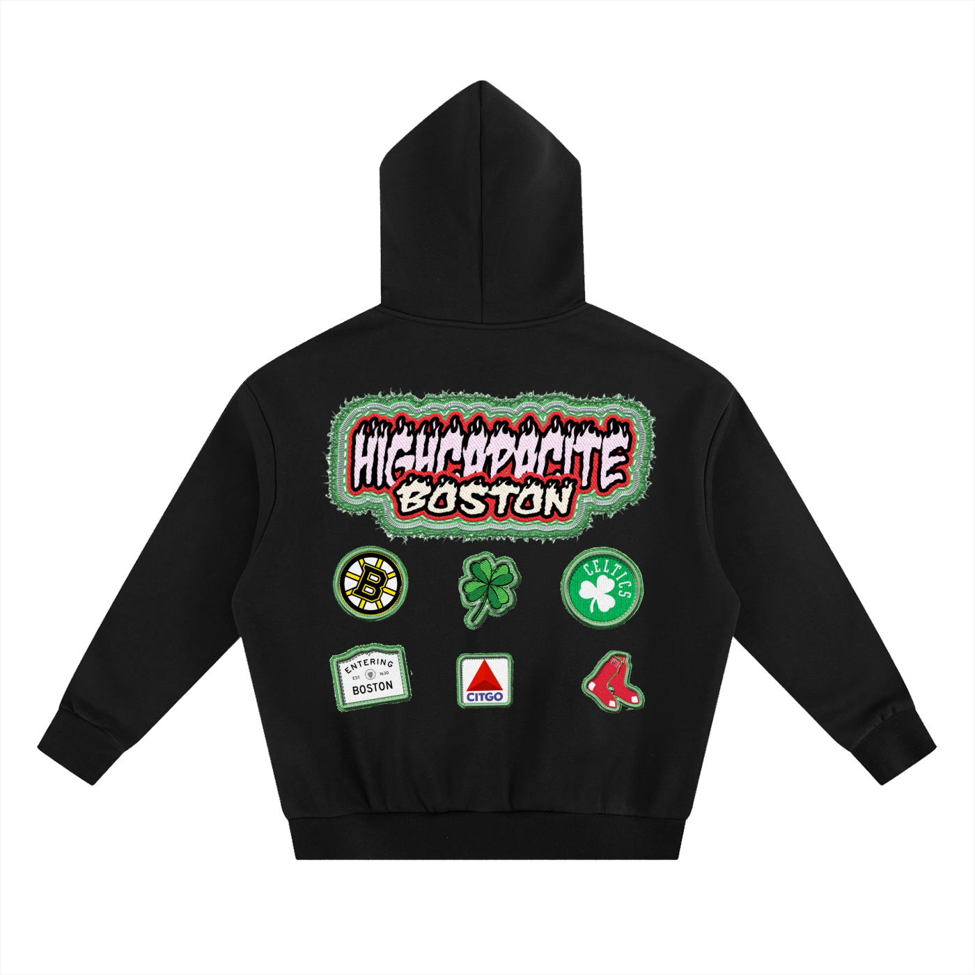 Boston Fire l Heavyweight Boxy Fleece Hoodie