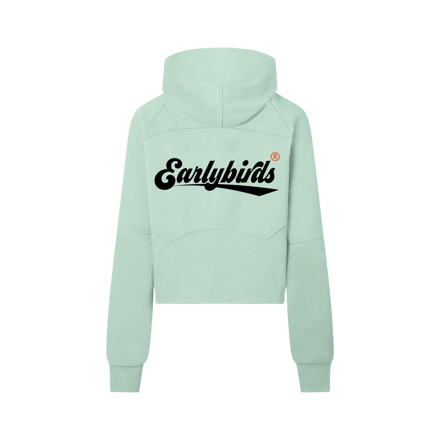 Earlybirds Cropped Half-Zip Hoodie