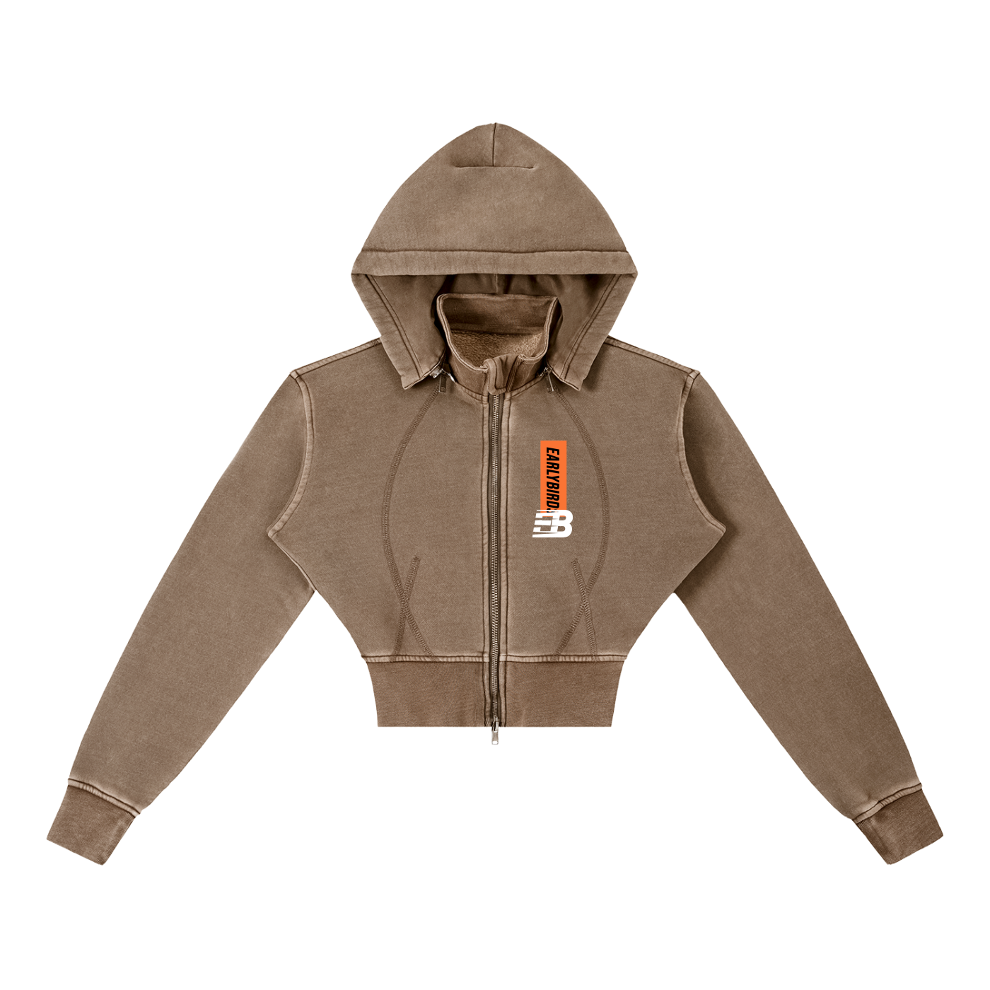 Earlybirds Supreme  Cropped Fleece Hoodie