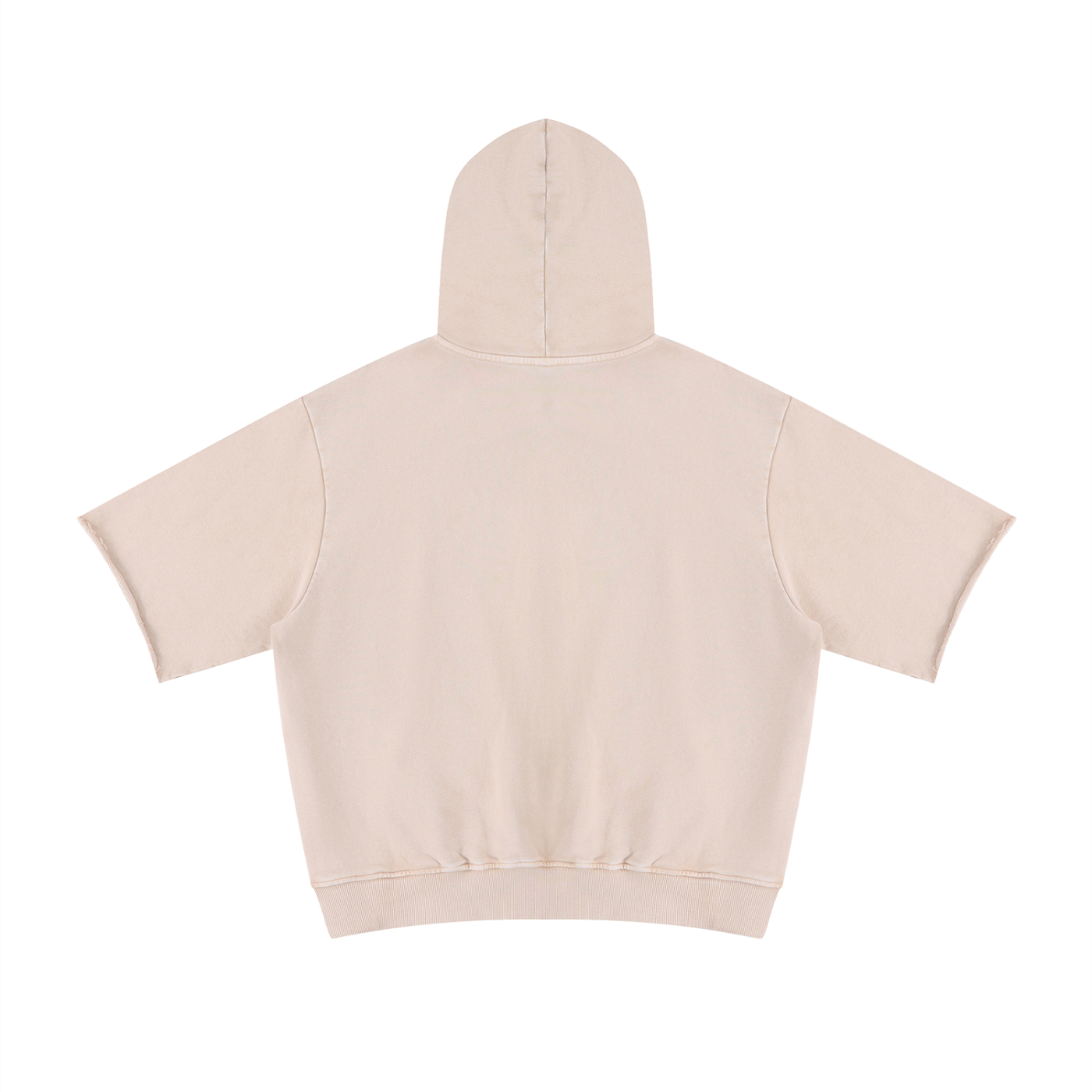 High Capacite  Wash Short Sleeve Hoodie
