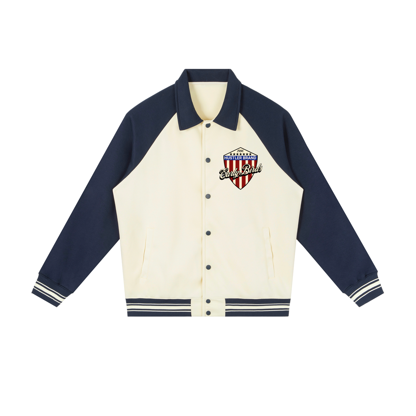 Earlybirds Raglan Sleeve Baseball Jacket