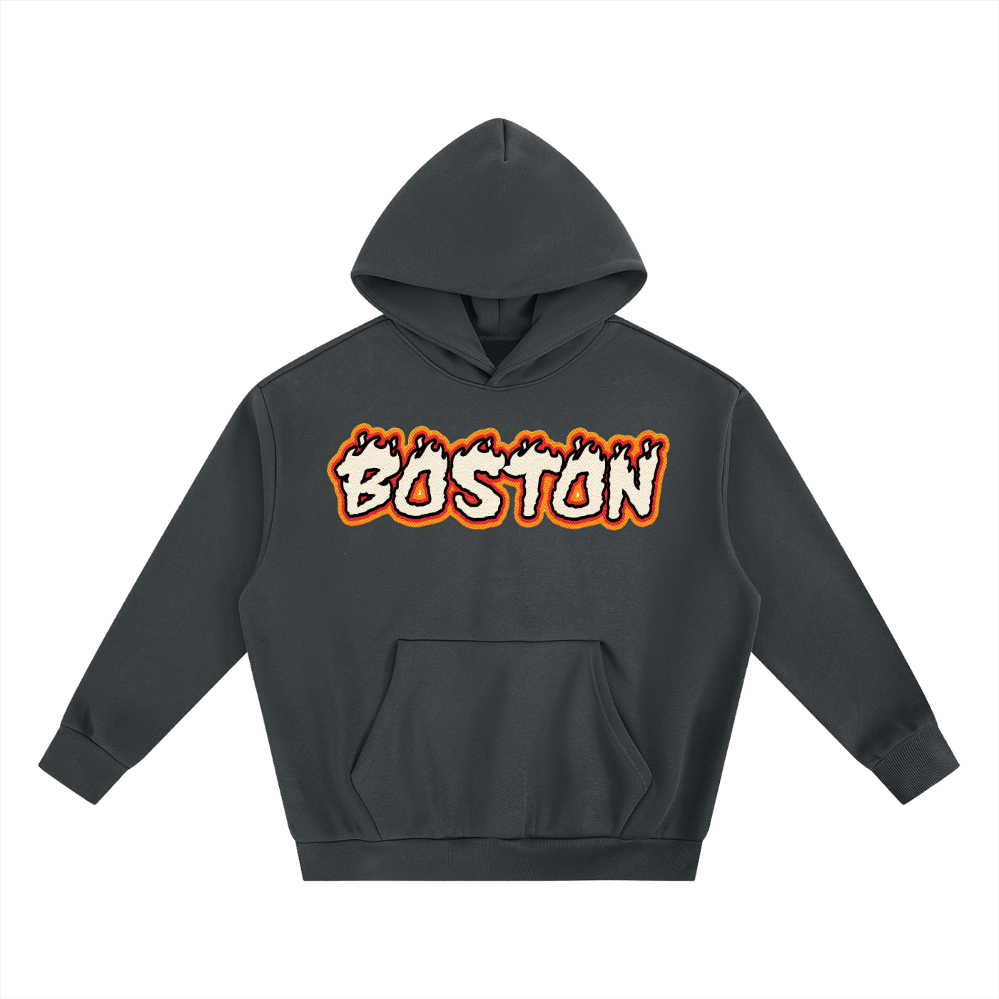 Boston Fire l Heavyweight Boxy Fleece Hoodie