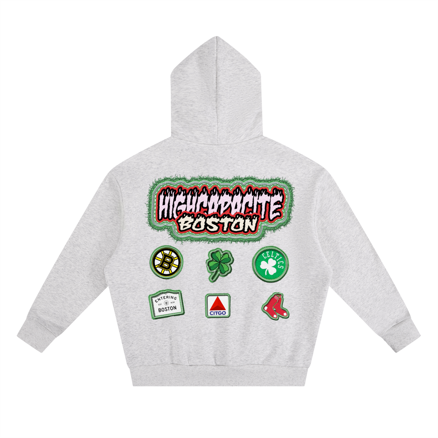 Boston Fire l Heavyweight Boxy Fleece Hoodie