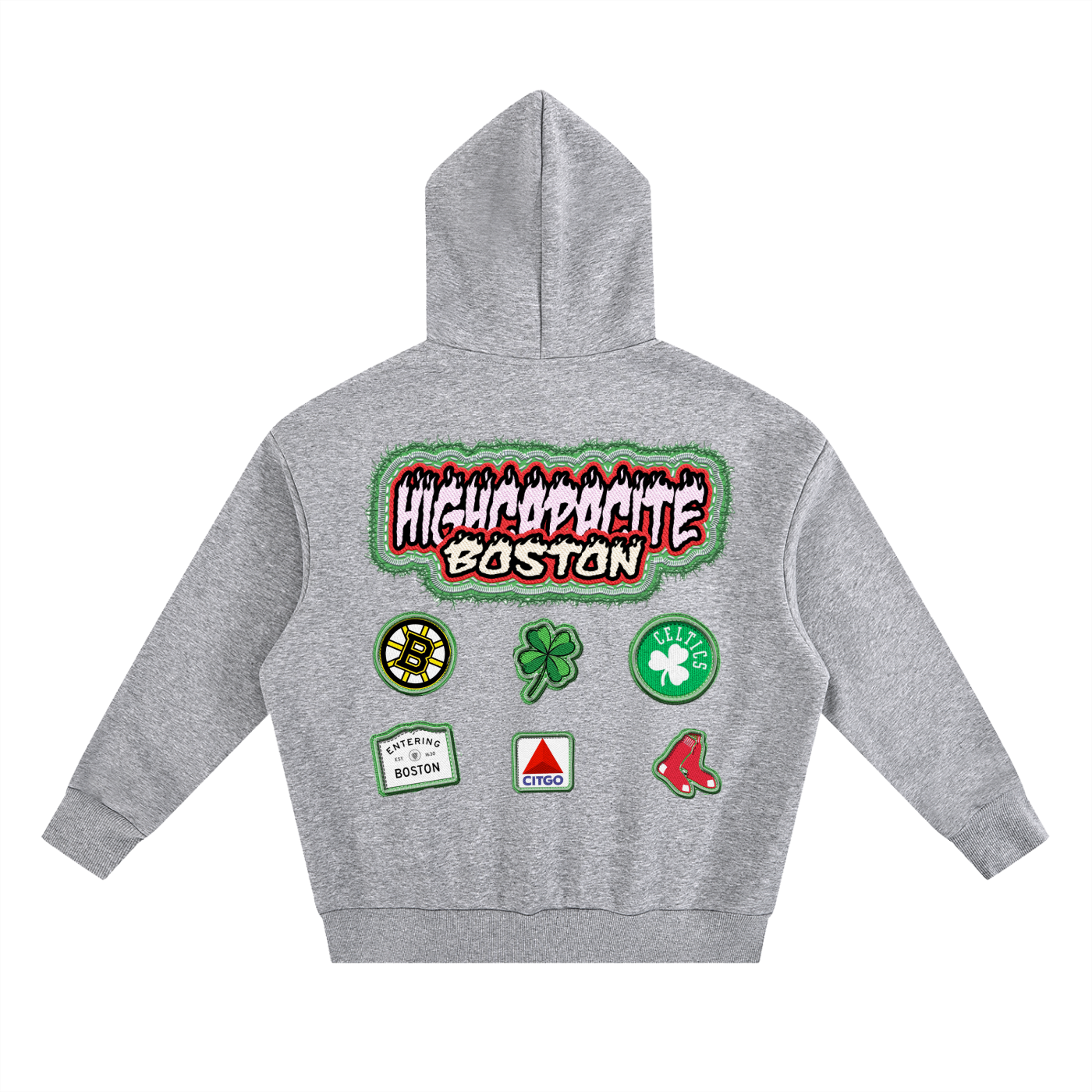 Boston Fire l Heavyweight Boxy Fleece Hoodie