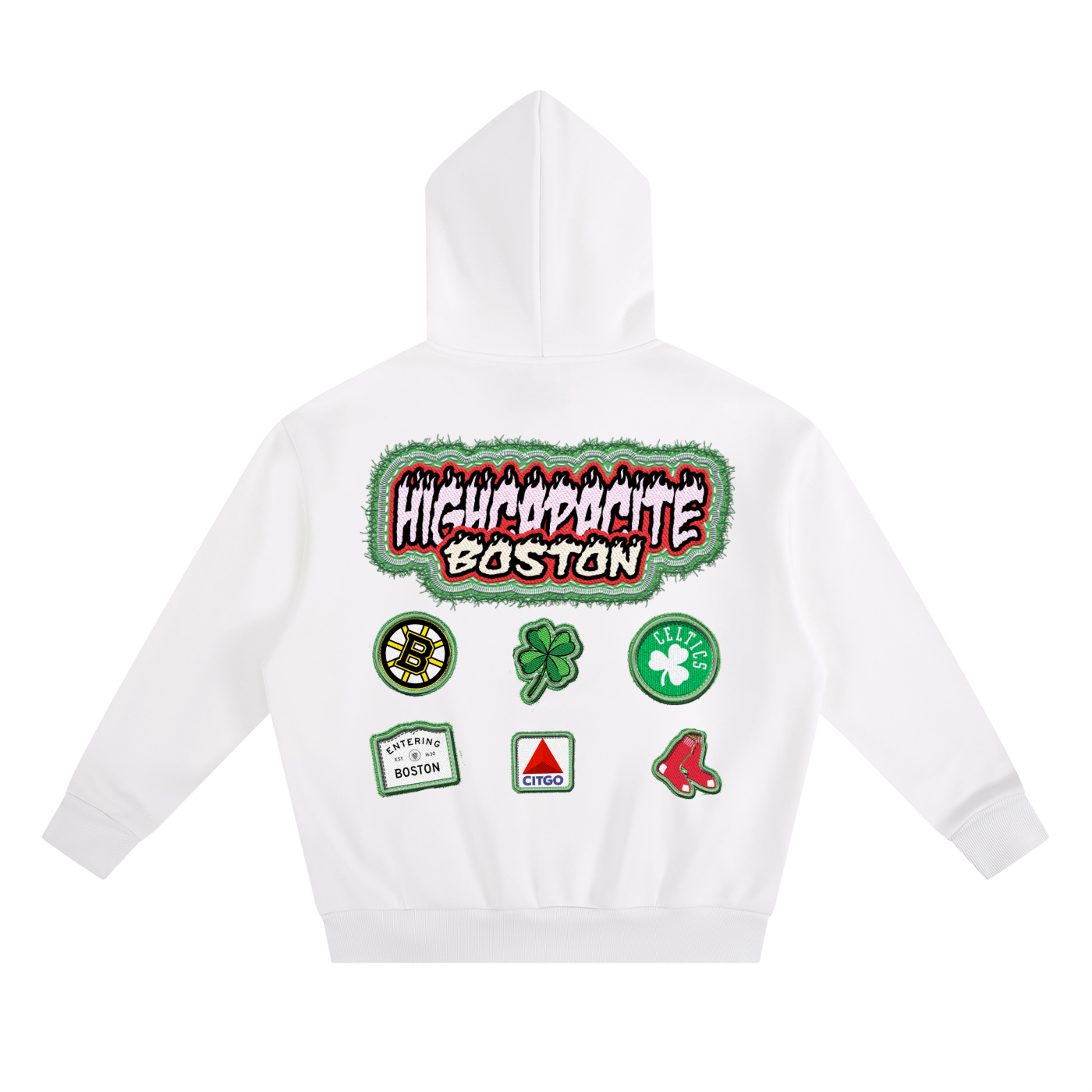 Boston Fire l Heavyweight Boxy Fleece Hoodie