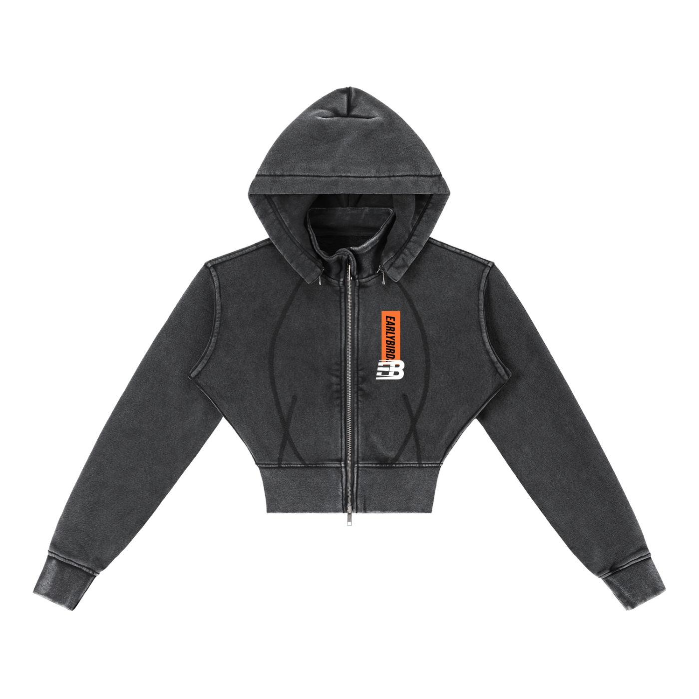 Earlybirds Supreme  Cropped Fleece Hoodie