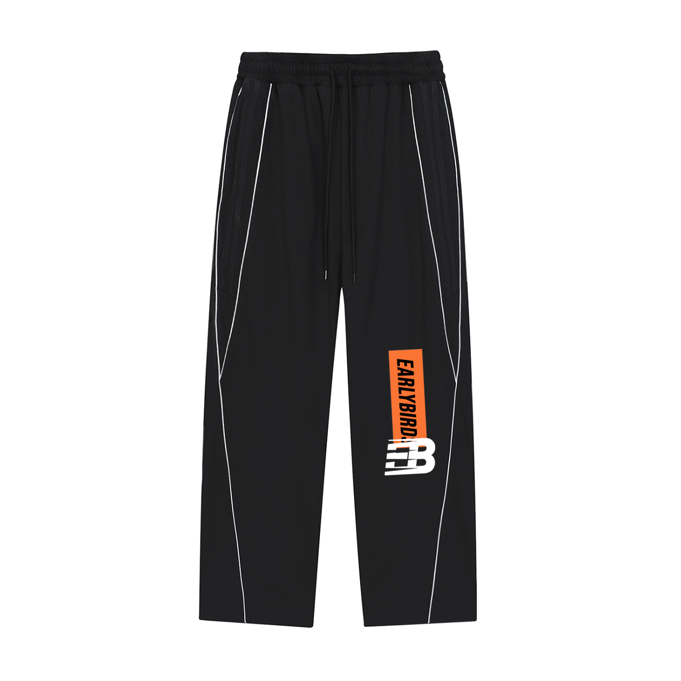 Earlybirds Striped Straight-Leg Sweatpants
