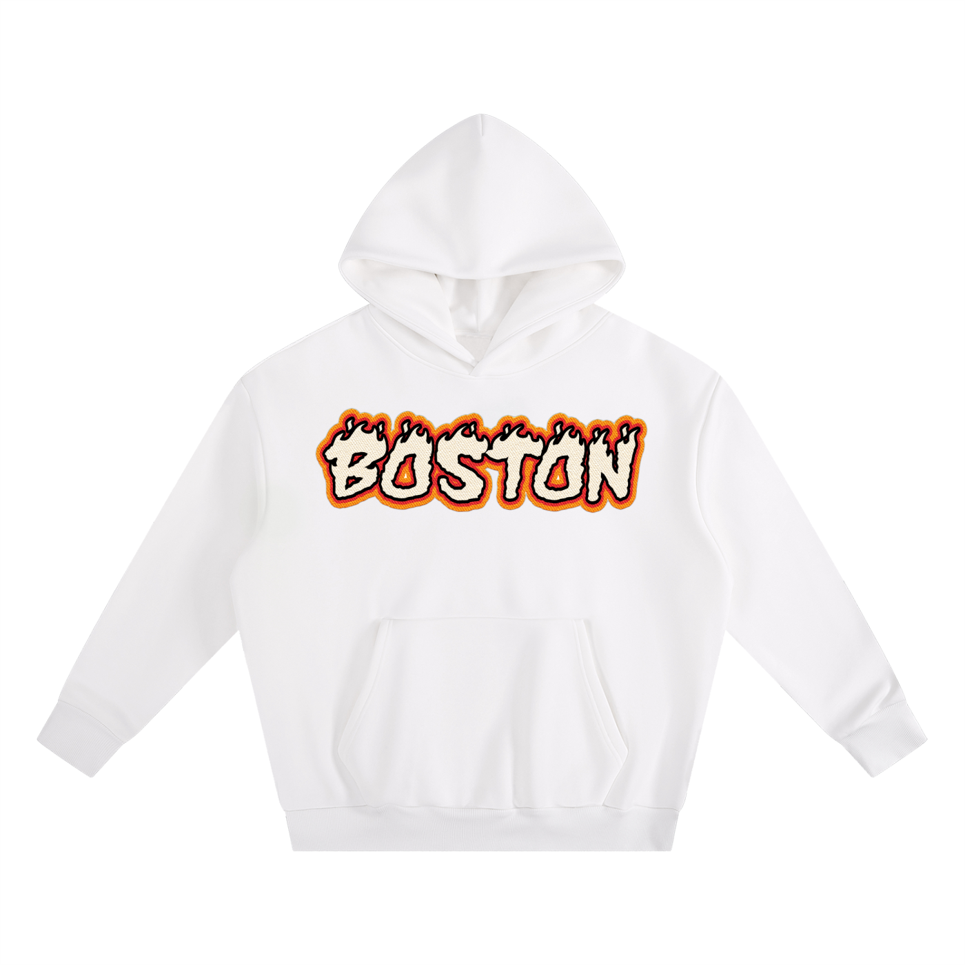 Boston Fire l Heavyweight Boxy Fleece Hoodie