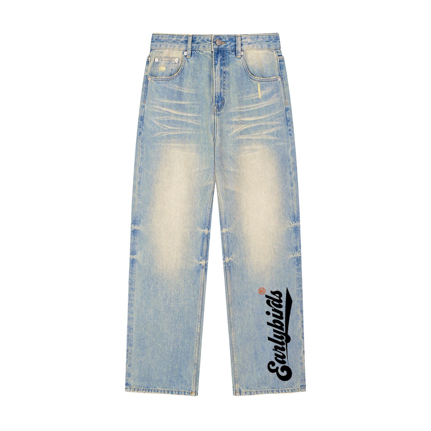 Earlybirds Raw Hem Denim Jeans