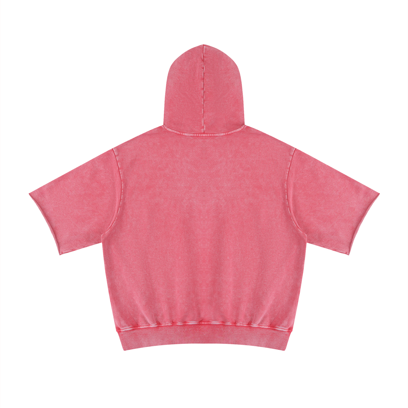 High Capacite  Wash Short Sleeve Hoodie