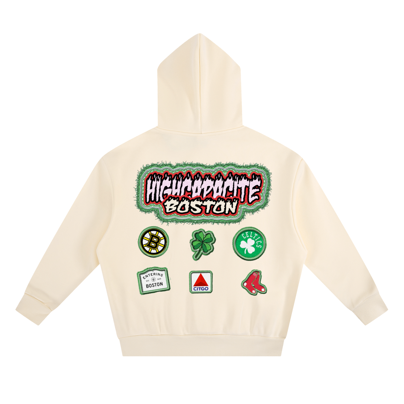 Boston Fire l Heavyweight Boxy Fleece Hoodie
