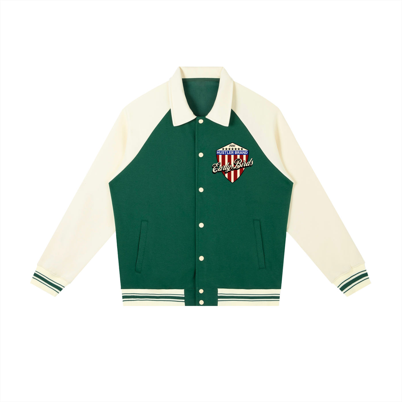 Earlybirds Raglan Sleeve Baseball Jacket