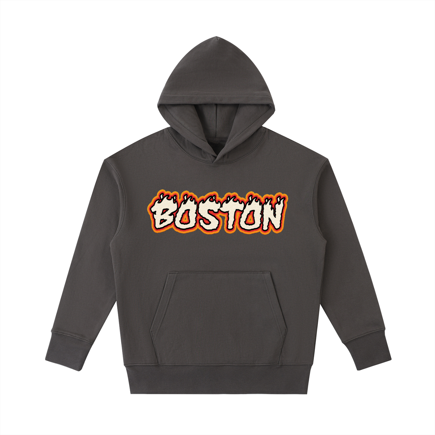 Boston Team  Heavyweight Cotton Hoodie